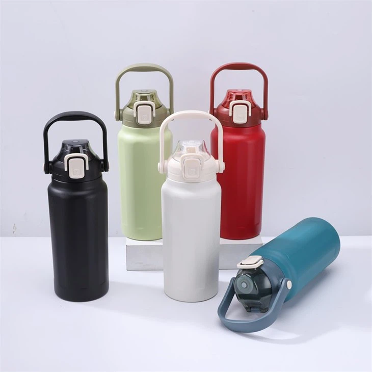 1200ml Stainless Steel Water Bottle Vacuum Flask With Leak Proof Lid