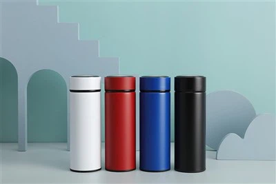 Flascó aïllat al buit d'acer inoxidable de 350 ml. Mini tassa portàtil de negoci